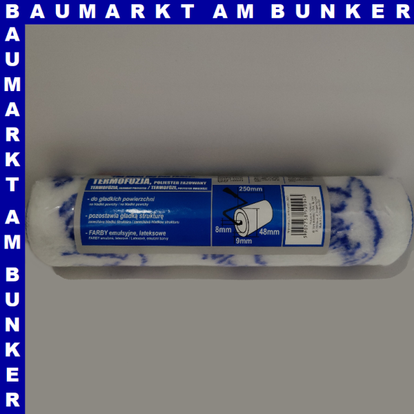 Blue Dolphin Farbroller abgeschrägtes Polyester 25 cm