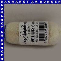 BLUE DOLPHIN Lackwalze Velur 6 cm