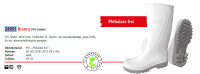 Gummistiefel Bianco PVC-Stiefel  GR 44 weiß mit...