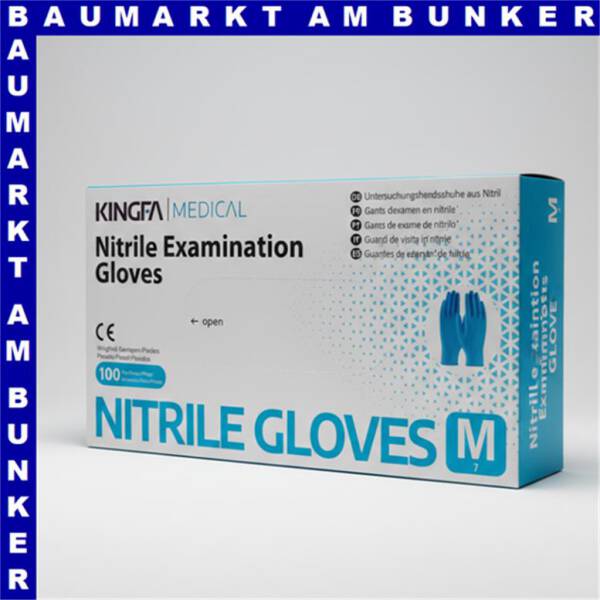 Einweghandschuhe Blue Nitril Gr. M 7 100er Pack