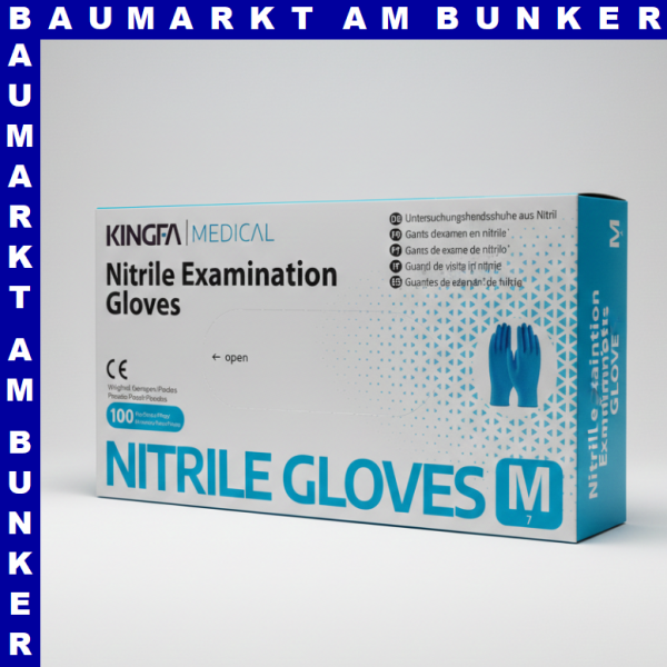 Einweghandschuhe Blue Nitril Gr. M 7 100er Pack