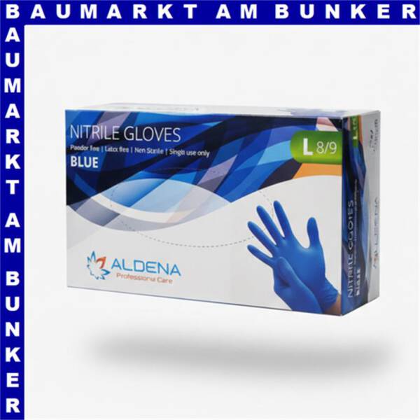 Einweghandschuhe Blue Nitril Gr. L 8/9 100er Pack