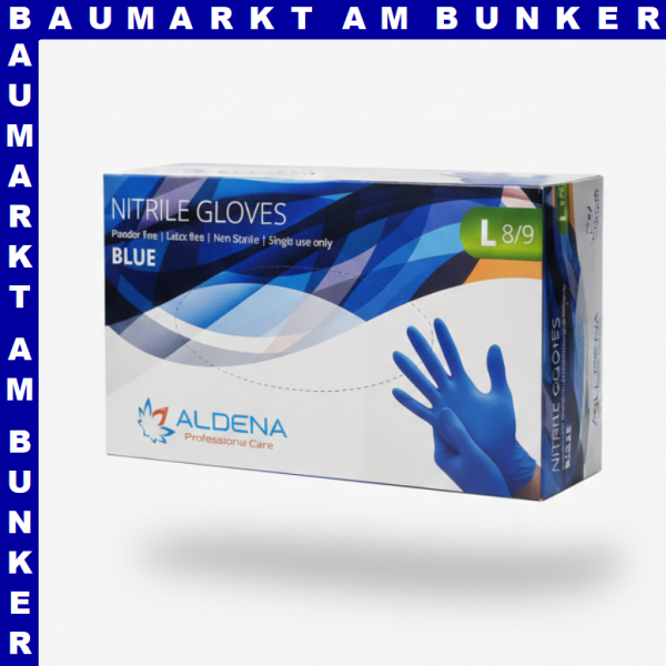 Einweghandschuhe Blue Nitril Gr. L 8/9 100er Pack