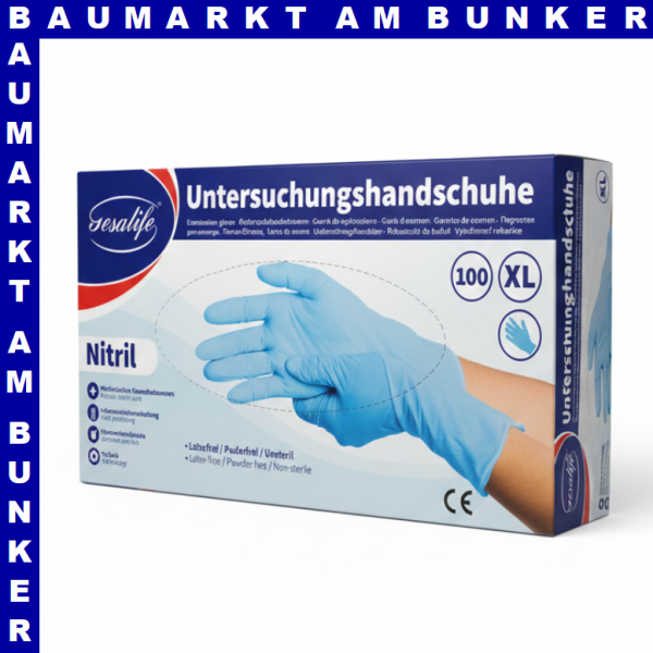 Einweghandschuhe Blue Nitril Gr. XL 100er Pack