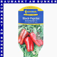Veredelte Blockpaprika Benita Maxi Rot 12 cm Topf