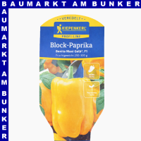 Veredelte Blockpaprika Benita Maxi gelb 12 cm Topf