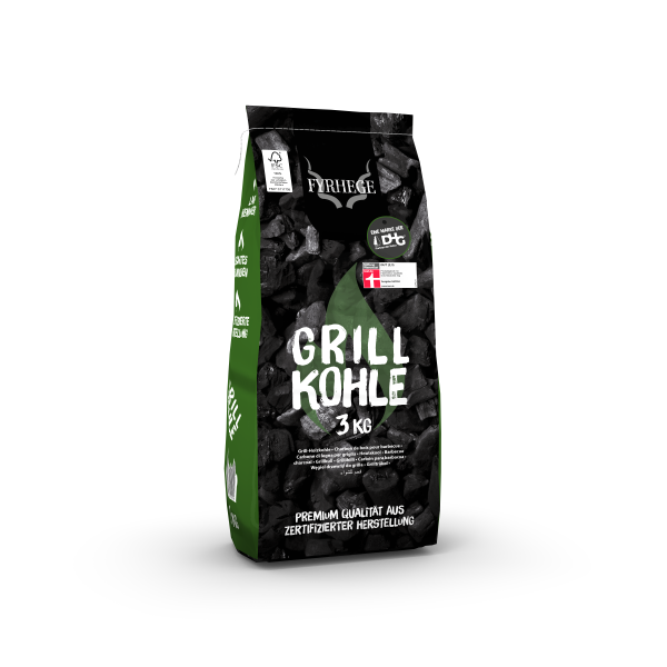 FYRHEGE® FSC Grillholzkohle 3kg