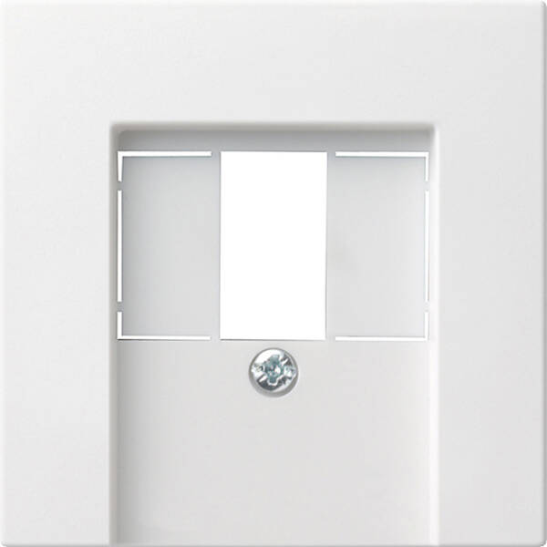 Abdeckung für TAE und USB Reinweiß seidenmatt Gira 0276 27