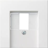 Abdeckung für TAE und USB Reinweiß seidenmatt...