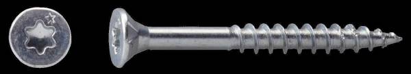JD Plus Universalschrauben  6 x 60 mit I-Stern, Senkkopf, Teilgewinde mit Frästaschen unter dem Kopf gleitbeschichtet 200 St