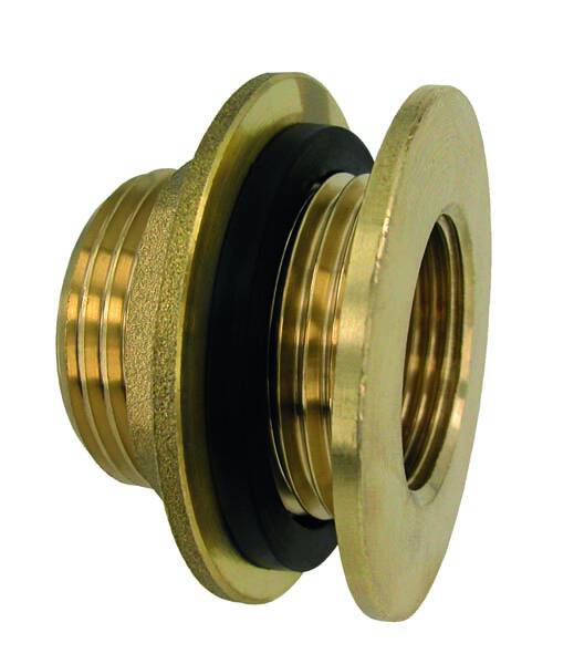 MS-Regentonnen-Durchführung AG G1" x G3/4" Mutter IG G1"