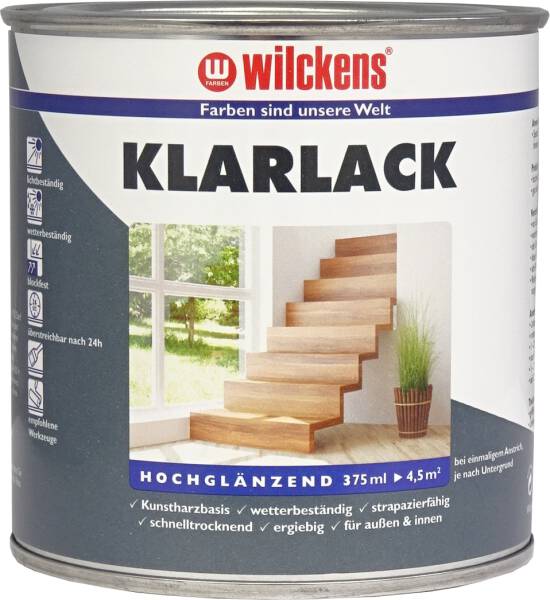 Wilckens-Klarlack hochglänzend 0,375 l