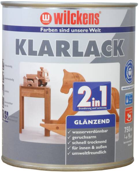 Wi-Klarlack 2in1 glänzend, 0,75 l