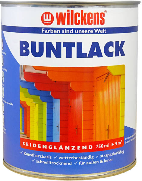 Wilckens-Buntlack seidenglänzend, RAL 9010, Reinweiß, 0,75 l