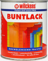 Wilckens-Buntlack hochglänzend RAL 3000 Feuerrot 0,75 l