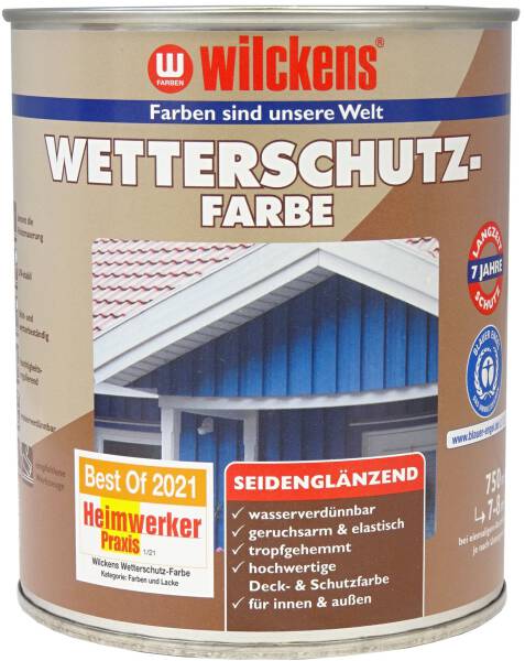 Wilckens- Wetterschutzfarbe RAL 5014 Taubenblau, 0,75 l