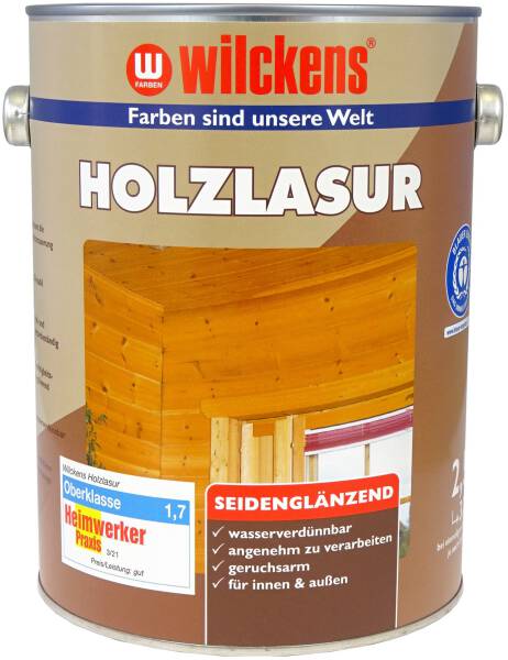 Wilckens-Holzlasur LF Palisander, seidenglänzend, 2,5 l
