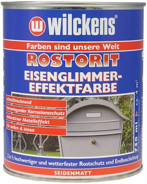 Wilckens-Rostorit Eisenglimmereffekt, Grün, seidenmatt, 0,75 l