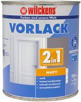 Wi-Vorlack 2in1 Weiß, matt, 0,75 l