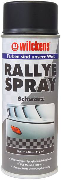 Wi-Rallye-Spray matt Schwarz, 0,4 l