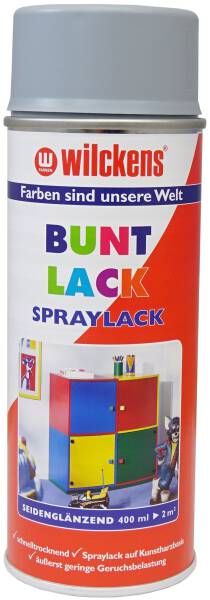 Wilckens-Spray Lack Seidenglanz, RAL 7001, Silbergrau, 0,4 l