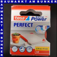 tesa extra Power Gewebeband rot 19mm 2,75 m