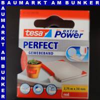 tesa extra Power Gewebeband rot 38mm 2,75 m