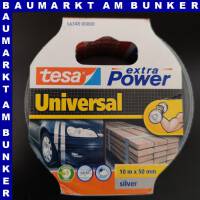 tesa extra Power Universal 50 mm 10 m  Silber